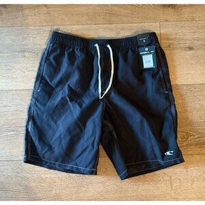 Oneill Mens Black Above The Knee Board Shorts Size Small NWT
